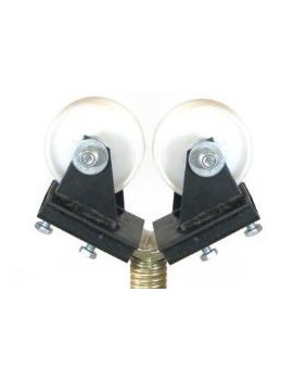 Supports pour servante en V - roues nylon - FSD38