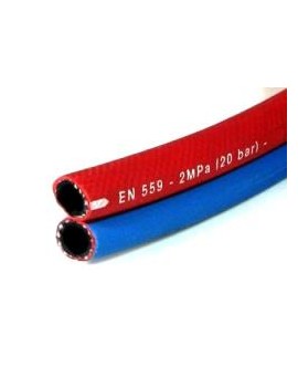 Tuyau jumelé oxygène et acétylène - 20 mètres - FSE611