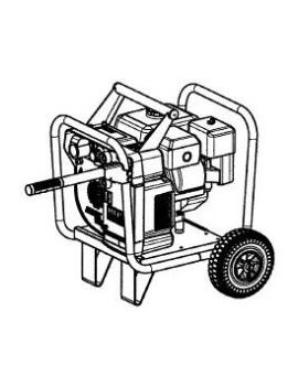 Chariot 2 roues + brancard pour FSF31