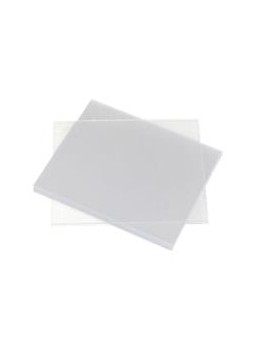 Jeu de 10 plastiques en polycarbonate incolore 110x97 mm - FSC33
