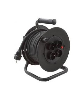 Enrouleur 25m 3G1.5mm² IP20 câble HO5VV-F - FSB568