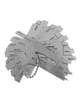 Calibre pour mesure cordons de soudage (côte "a", ''s'', ....) - FSA2