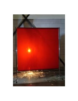 Ecran de protection orange sur armature - FSD131