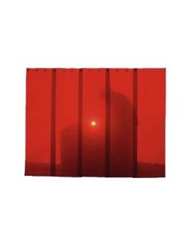 Pack rideau 4 lanières orange - hauteur 140 cm - FSD113